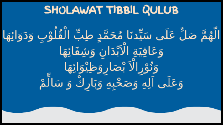 Lyrics sa Sholawat Thibil Qulub