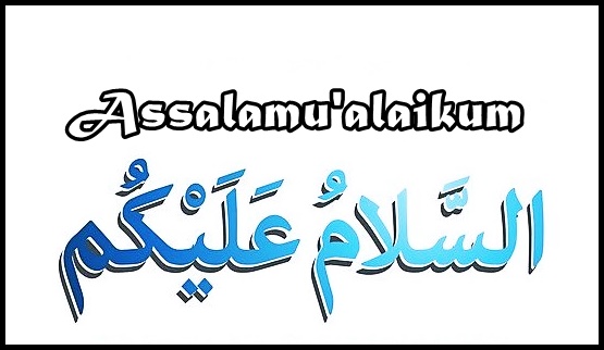 Assalamualikum calligraphy
