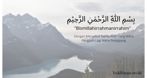 Scrittura araba Bismillah