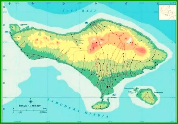 Bali Blind Map