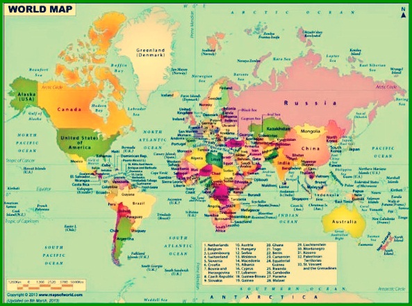 Mapa ng mundo