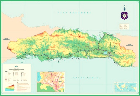 Gorontalo Map