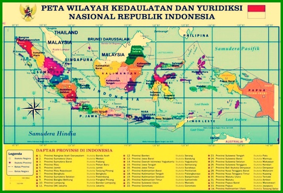 Indonesian map