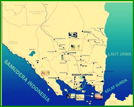 High Resolution Lampung Map