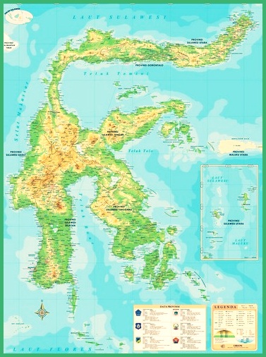 Sulawesi : carte