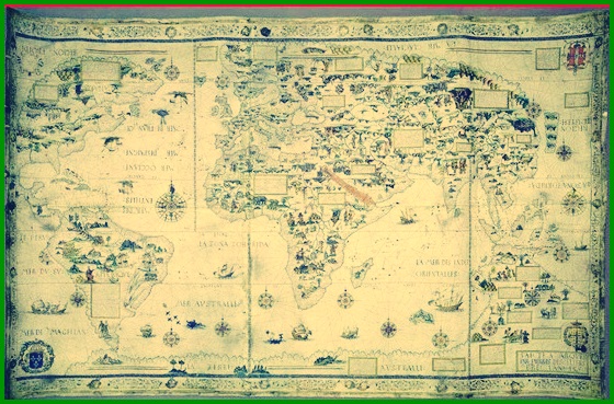 خريطة العام 1550