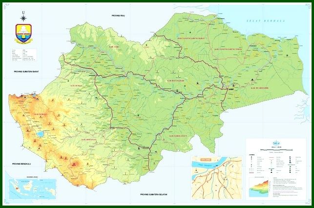 خريطة مقاطعة جامبي