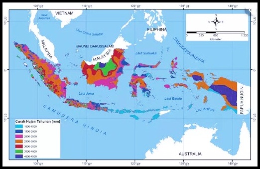 Location of Indonesian Astronomy