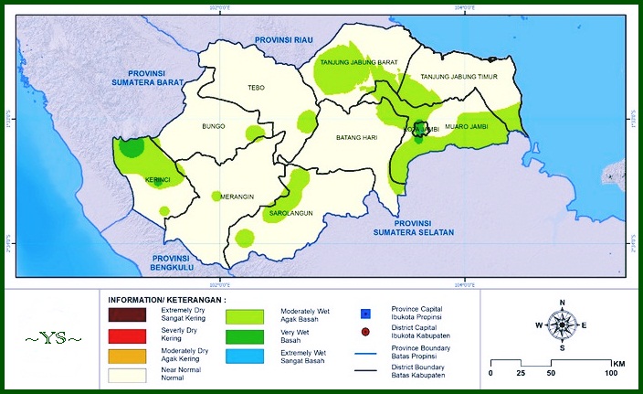 Jambi Regency Map