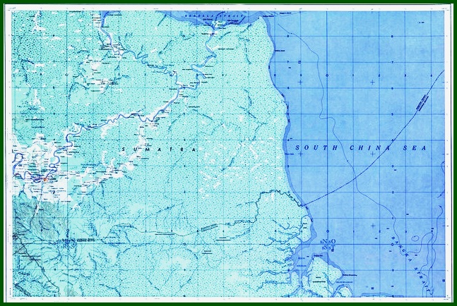 Carte topographique de Jambi